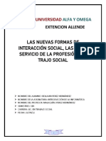 Act. - Las Nuevas Formas de Intervencion Social, Las Tics Al Servicio de Las Profesion Ts.