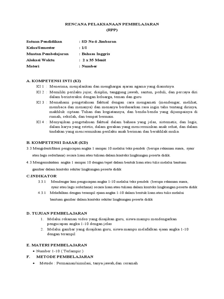 RPP 3.3 Number | PDF