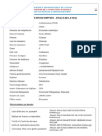 Fiche D'inscription