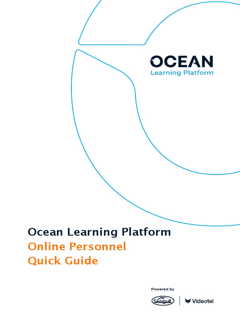Ocean Learning Platform User Guide | PDF | Educational Technology | Login