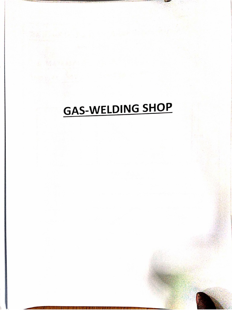 Gas Welding PDF