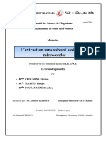 Extraction Sans Solvant Assistée Par Micro-Ondes Version Finale