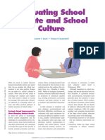 Roach2004 - Evaluating School Climate and School Culture Andrew T. Roach - Thomas R. Kratochw