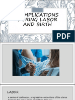 Complications During Labor and Birth