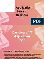 IT Application Tools in Business 01