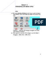 Materi 2 - Pengenalan Menu SPSS