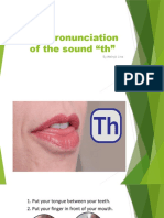 The Pronunciation of The Sound TH