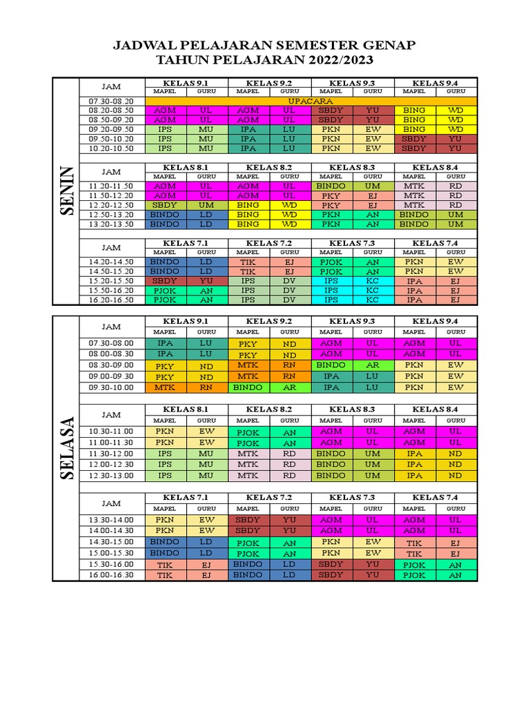 Jadwal 3 Shift | PDF