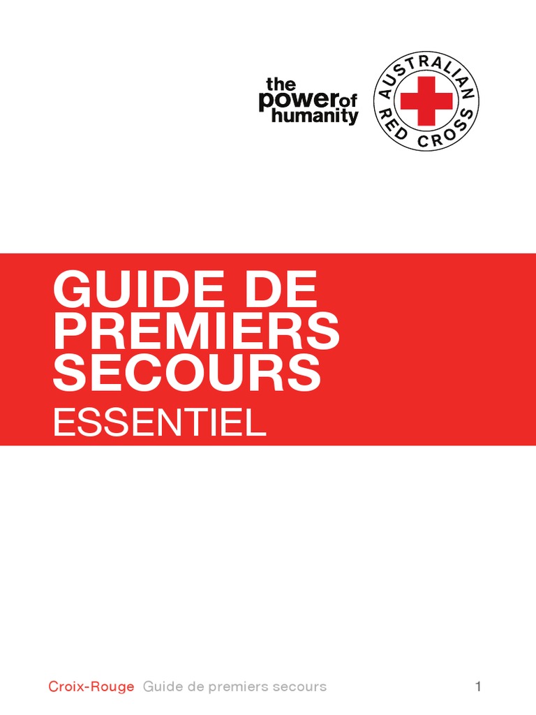 Guide des premiers secours - Téléchargement PDF