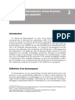 Validation Des Biomarqueurs, Niveau de Preuve Et Essais Cliniques Adaptatifs