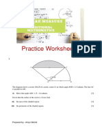 Circular Measure (Practice Sheet)