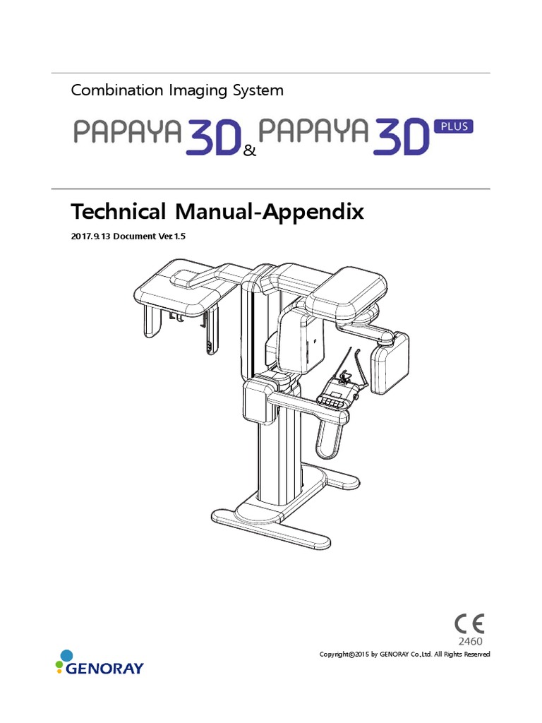 PAPAYA 3D) Technical Manual Eng Ver 1.5-Appendix - CE 2460
