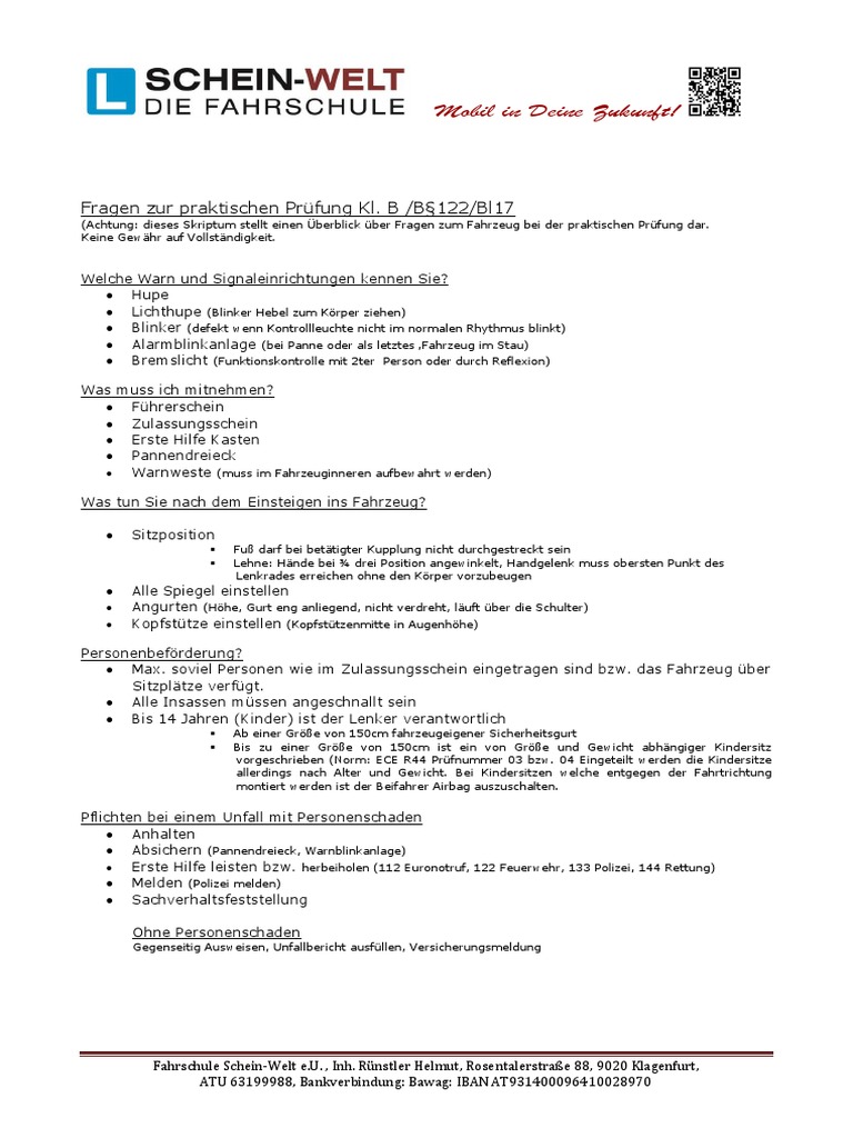 Praktische Prufung Fragen Pdf