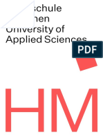 Hochschule München /  University of Applied Sciences Imagebroschüre