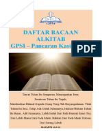 Daftar Bacaan Alkitab