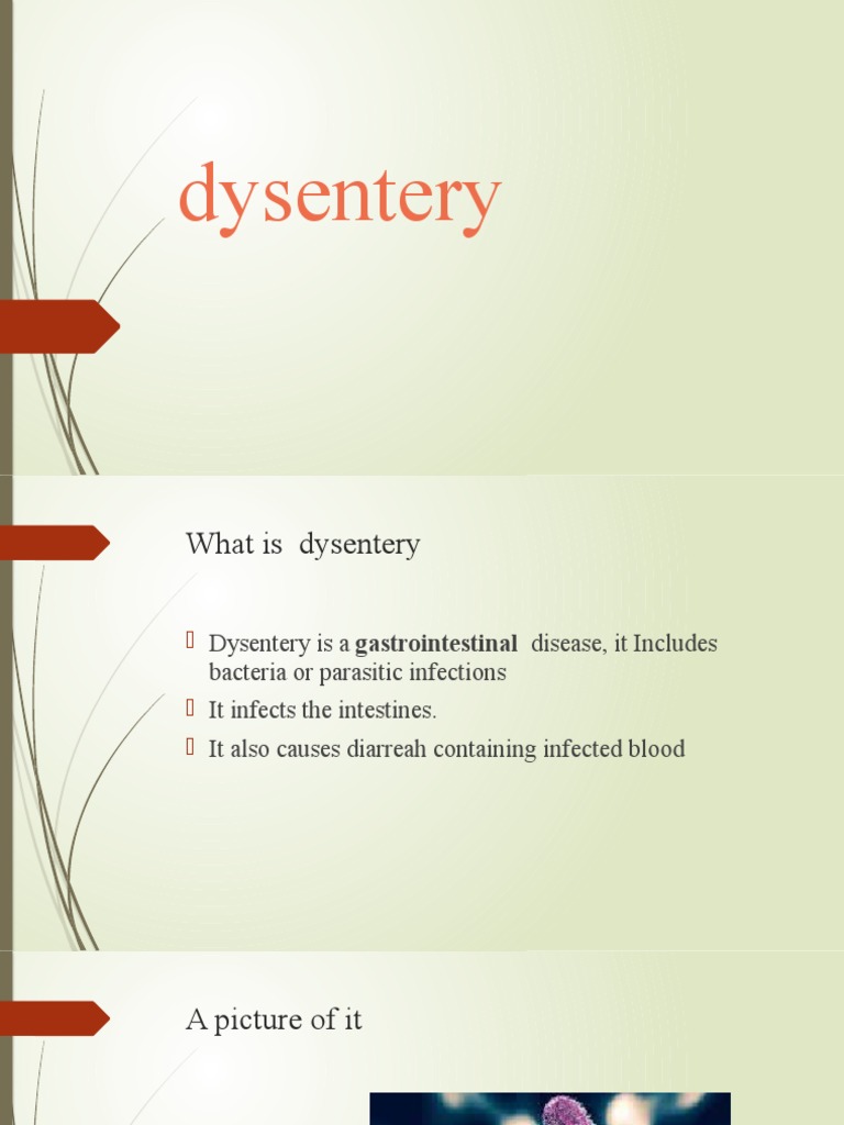 Understanding Dysentery: Causes and Care | PDF