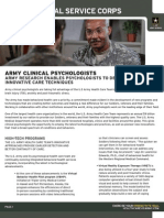 Army Clinical Psychologists