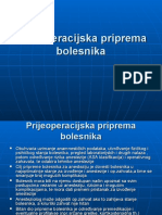 Prijeoperacijska Priprema Bolesnika