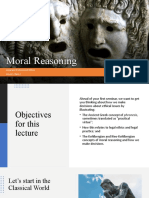 Moral Reasoning: Legal and Professional Ethics Week 1 Part 2