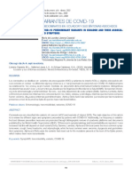 Visão das variantes predominantes da COVID-19 no Equador e seus sintomas associados