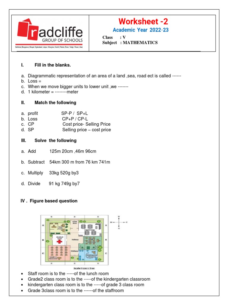 Grade 5, 2worksheet | PDF