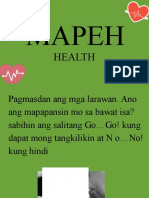 MAPEH Health w1