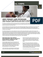 Army Primary Care Physicians