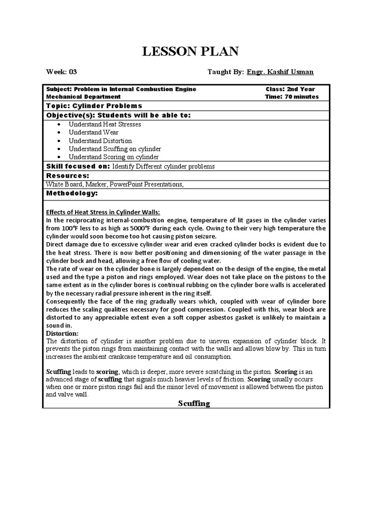 LP3 Cylinder Problems Done PDF Piston Cylinder (Engine)