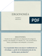 ERGONOMÍA Clase 1