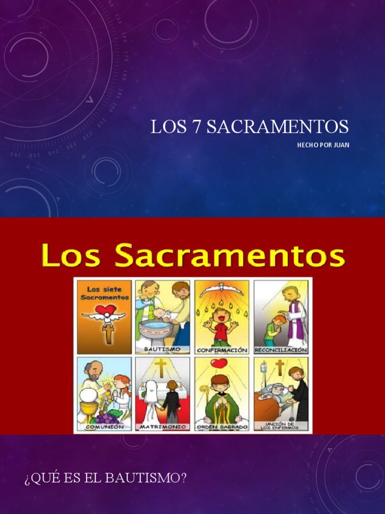cuáles son los 7 sacramentos de dios
