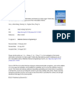 Journal Pre-Proof: Materials Science & Engineering A
