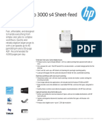 HP Scanjet Pro 3000 S4 Sheet-Feed Scanner: Datasheet