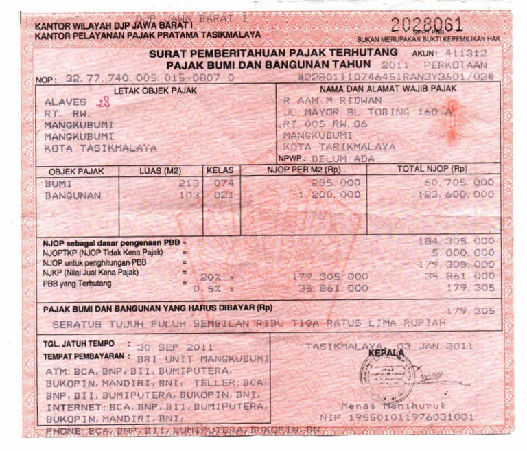 Contoh PBB PDF