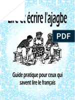Lire Et Écrire L Ajagbe. Guide Pratiq...
