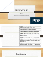 Introducción A Las Finanzas