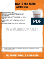 Passivante Per Ferri Edifer KG 10040079 Techsheet