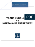 TDK-Ayrıntılı Yazım-Noktalama