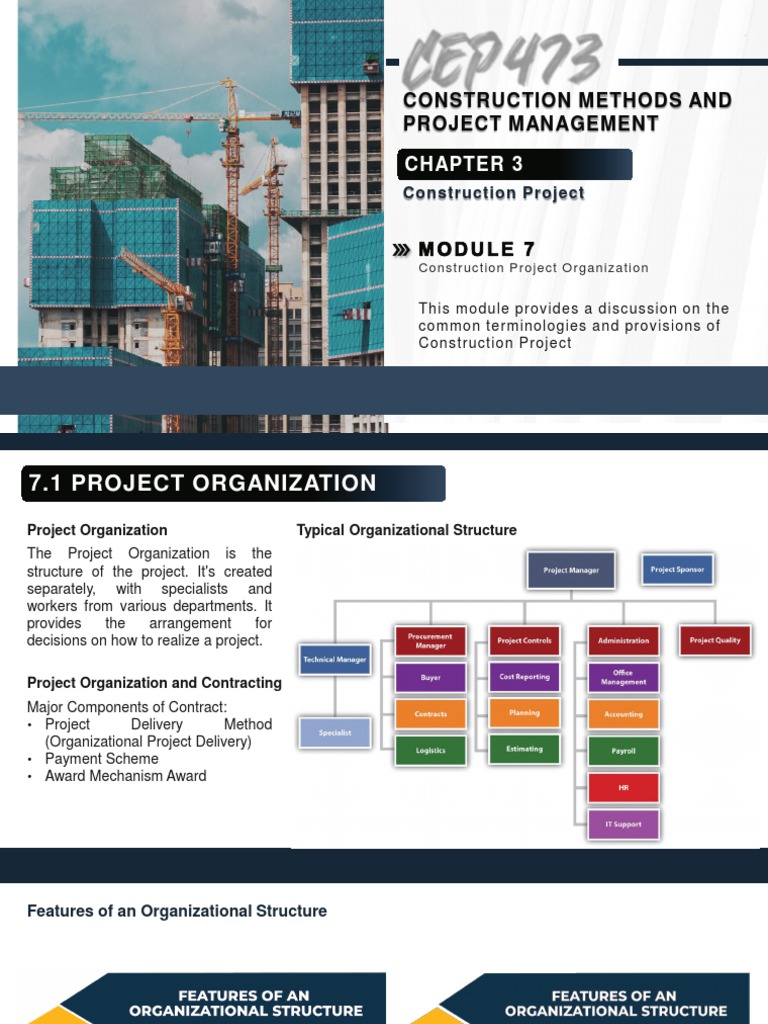 Construction Project Organization | PDF | Construction Management ...