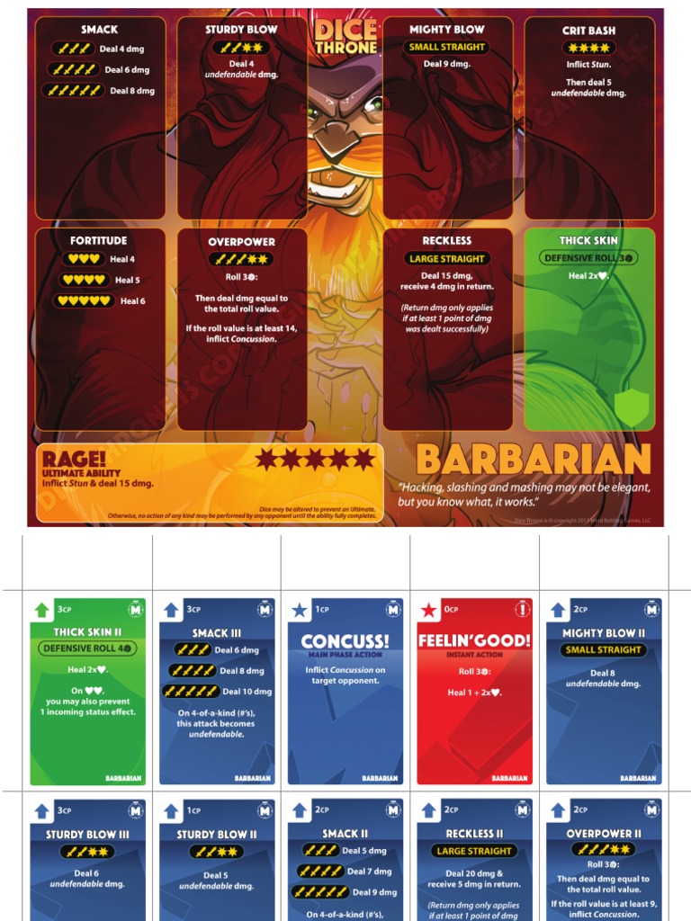 Barbarian Print and Play PDF