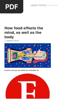 How food affects the mind, as well as the body-The Economist