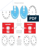 Dice Throne - Print and Play - Dials