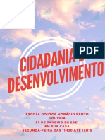 Cidadania e Desenvolvimento