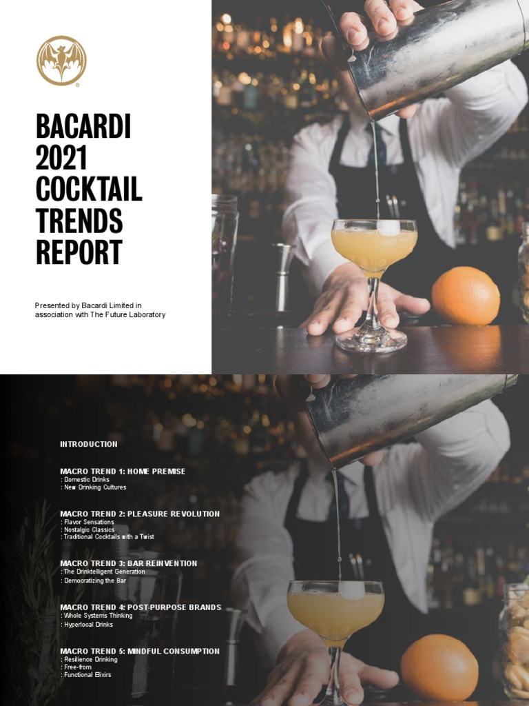 Bacardi 2021 Cocktail Trends Report - Final | PDF | Cocktails | Drink