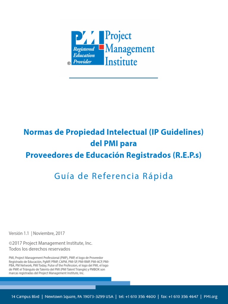Intellectual Property Guidelines Rep Tutorial | PDF | Profesional en el ...