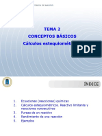 Tema 2 Conceptos Basicos de Cálculos Estequiométrico