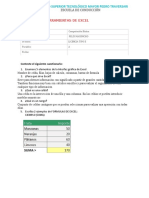 Tarea - Herramientas de Excel