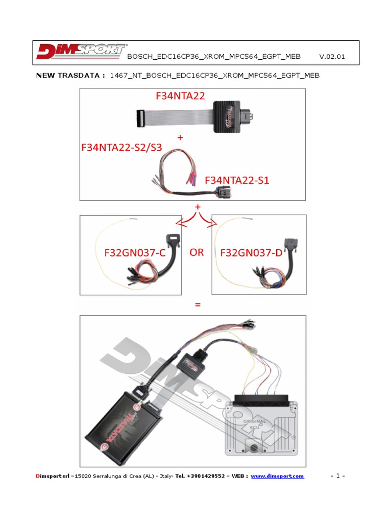 Guide to Connecting and Interfacing with the Bosch EDC16CP36 Engine