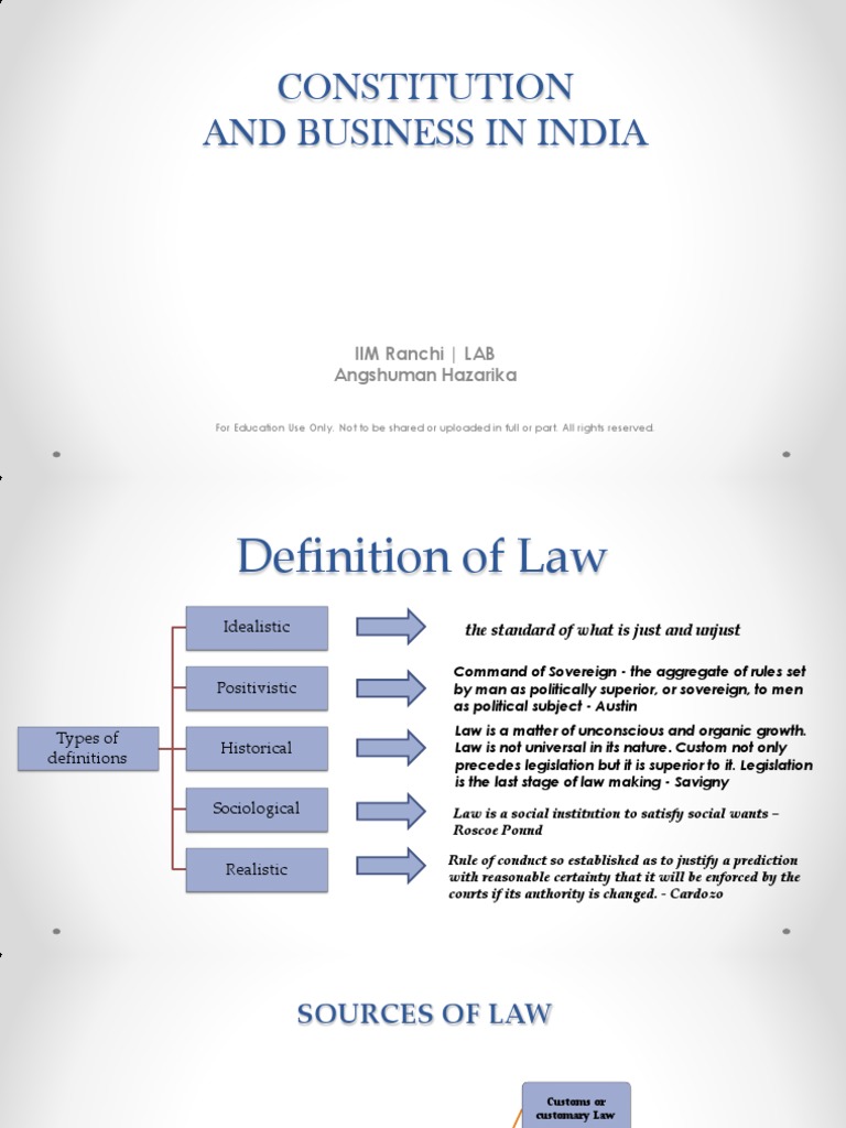 Lrab S1 PDF Sources Of Law Constitution
