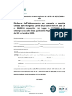 Allegato 1 Dichiarazione Sostitutiva Rimborso Abbonamenti Per Covid-19 Puglia