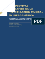 Perspectivas y Desafios de La Investigación Musical en Iberoamerica